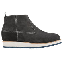 Load image into Gallery viewer, CALTO - Y30022 - 3 Inches Taller (Nubuck Grey) - Zipper Boots
