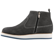Load image into Gallery viewer, CALTO - Y30022 - 3 Inches Taller (Nubuck Grey) - Zipper Boots
