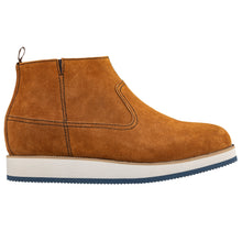Load image into Gallery viewer, CALTO - Y30023 - 3 Inches Taller (Nubuck Brown) - Zipper Boots
