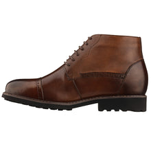 Load image into Gallery viewer, CALTO - Y41084 - 3.2 Inches Taller (Coffee Brown) - Lace Up Casual Boots
