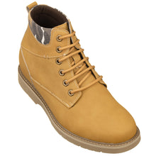 Load image into Gallery viewer, CALTO - YH7830 - 3.2 Inches (Khaki) - Nubuck Boots
