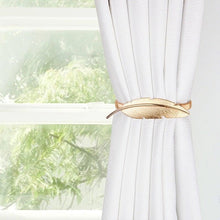 Load image into Gallery viewer, Elk Feather Elastically Stretchable Curtain Clip Decor Curtains Holders Tieback Buckle For Home Decoration Accessories Modern Simple Style Curtain Tie Backs Stretchy Wire Rope Curtain Straps For Home Decor
