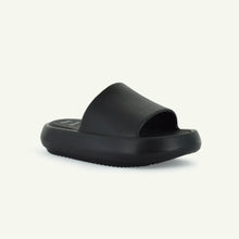 Load image into Gallery viewer, ST. TROPEZ: PLATFORM SLIDE - BLACK
