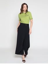 Load image into Gallery viewer, Embellished Chain Link Trim Short Sleeve Top
