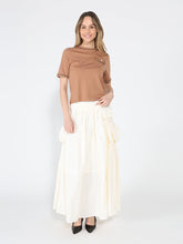 Load image into Gallery viewer, Embellished Chain Link Trim Short Sleeve Top

