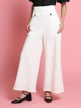 Load image into Gallery viewer, Embellished Pockets High Waist Wide Leg Pants
