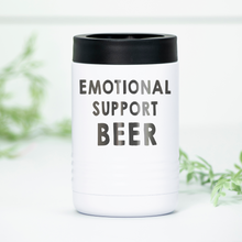 Load image into Gallery viewer, Emotional Support Beer Engraved Can Cooler
