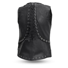 Load image into Gallery viewer, Empress Women's Motorcycle Leather Vest
