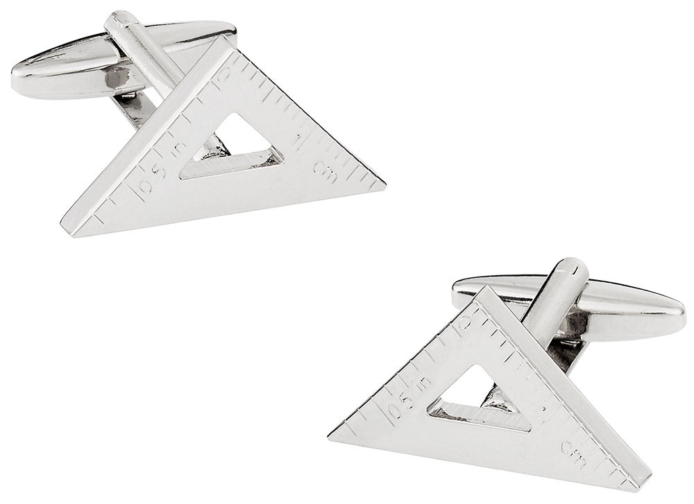 Engineering Triangle Ruler Cufflinks