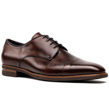 Load image into Gallery viewer, 25-550-CST ENZO Italian Calfskin Cap Toe Chestnut

