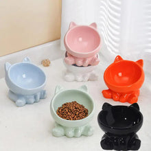 Load image into Gallery viewer, Ergonomic Ceramic Pet Bowl
