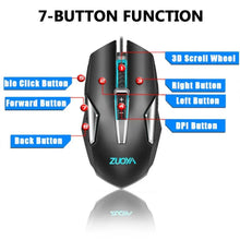 Load image into Gallery viewer, Ergonomic Design Wired RGB Professional Gaming Mouse Optical Gamer Mice Adjustable DPI Mouse With Backlight For Computer
