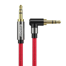 Load image into Gallery viewer, 90Degree 3.5mm Right Angle AUX Audio Cable Jack For Headphone Extension Wire
