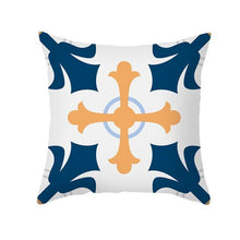 Load image into Gallery viewer, Ethnic Floral Patterns Sofa Cushion Cases Nordic Geometric Simple Blue Modern Decorative Throw Pillow Case Cushion Case For Room Bedroom Pillows Case Bohemian Decor Home Pillows 45x45CM
