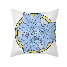 Load image into Gallery viewer, Ethnic Floral Patterns Sofa Cushion Cases Nordic Geometric Simple Blue Modern Decorative Throw Pillow Case Cushion Case For Room Bedroom Pillows Case Bohemian Decor Home Pillows 45x45CM
