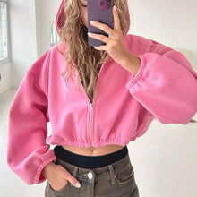 Load image into Gallery viewer, European And American Casual Women's Solid Color Hoodies
