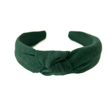 Load image into Gallery viewer, Evergreen Knotted Headband
