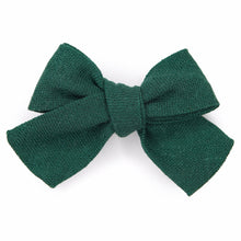 Load image into Gallery viewer, Evergreen Petite Hair Bow
