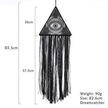 Load image into Gallery viewer, Evil Eye Dream Catcher Home Room Decor Black Room Decoration For  Farmhouse Wind Chimes Moon Dream Catchers For Bedroom Home Decor Wedding Ornament Craft Gift
