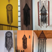 Load image into Gallery viewer, Evil Eye Dream Catcher Home Room Decor Black Room Decoration For  Farmhouse Wind Chimes Moon Dream Catchers For Bedroom Home Decor Wedding Ornament Craft Gift
