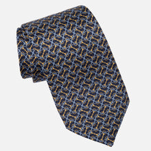 Load image into Gallery viewer, Palio - Printed Silk Tie - Navy
