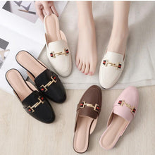 Load image into Gallery viewer, Exquisite Woman Slides Outdoor Platform Slippers Square Ladies Mules Slip On Comfortable Pointed Toe Womens Loafers Women's Flats Mules Loafers Shoes For Women
