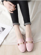 Load image into Gallery viewer, Exquisite Woman Slides Outdoor Platform Slippers Square Ladies Mules Slip On Comfortable Pointed Toe Womens Loafers Women's Flats Mules Loafers Shoes For Women
