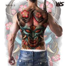 Load image into Gallery viewer, Extra Large Back Temporary Lion Tatoo Sticker Waterproof Black Luxury Big Modern  Design For Mens
