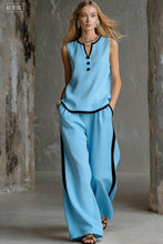 Load image into Gallery viewer, Women's Minimalist Sleeveless Two-Piece Set
