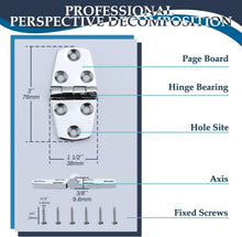 Load image into Gallery viewer, SHENGHUISS Marine Grade 316 Stainless Steel Boat Hatch Hinges
