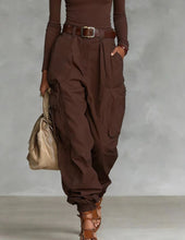 Load image into Gallery viewer, Women’s High-Waist Loose Fit Wide-Leg Casual Trousers
