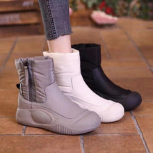 Load image into Gallery viewer, Women’s Plush Snow Boots – Waterproof Side-Zip Winter Boots
