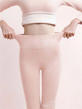 Load image into Gallery viewer, Women’s Fleece-Lined High-Waist Shark Leggings
