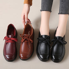 Load image into Gallery viewer, Women’s Black Flat Work Shoes – Soft Sole Anti-Slip Flats
