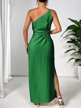 Load image into Gallery viewer, One Shoulder Sleeveless Maxi Dress Elegant &amp; Sophisticated Evening Wear Women Luxury Party Dress
