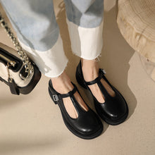 Load image into Gallery viewer, Women’s Shallow-Mouth Mary Jane Shoes
