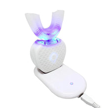 Load image into Gallery viewer, Teethbrush Whitening V-White 360° Ultrasonic Electric Toothbrush Sonic Toothbrush for Adults | 2021 Model | Rechargeable Portable Automatic LED light Infrared Protecting for Gums IPX7 Waterproof Hands Free

