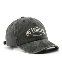 Load image into Gallery viewer, Distressed Satin Letter Embroidery Baseball Cap – Adjustable Unisex
