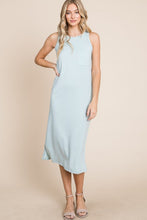 Load image into Gallery viewer, Ribbed Knit Sleeveless Midi Dress For Women – Simple, Casual, Elegant, Versatile and Chic Midi Dress with Ribbed Texture for Every Occasion
