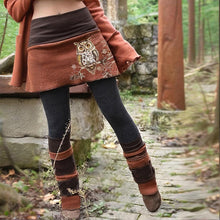 Load image into Gallery viewer, Women’s Color Block Asymmetrical Skort
