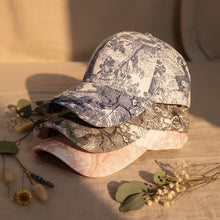 Load image into Gallery viewer, Floral Print Dome Crown Baseball Cap – Unisex One Size
