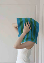 Load image into Gallery viewer, Ultra Soft Absorbent Retro Stripe Bath Towel - 100% Organic Premium Combed Cotton
