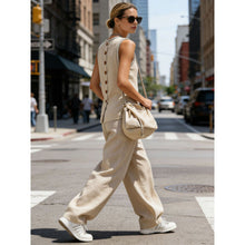 Load image into Gallery viewer, Women's Sleeveless Cardigan Top &amp; Pants Two-Piece Set
