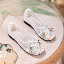 Load image into Gallery viewer, Women's Butterfly Embroidered Mesh Flats – Bow Tie Breathable Shoes
