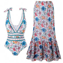 Load image into Gallery viewer, Ethnic Style One-piece Swimsuit For Women Beach Suit
