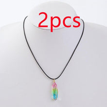 Load image into Gallery viewer, Women's Transparent Geometric Diamond Crystal Necklace
