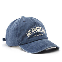 Load image into Gallery viewer, Distressed Satin Letter Embroidery Baseball Cap – Adjustable Unisex
