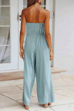 Load image into Gallery viewer, Tied Cutout Tube : Wide Leg Jumpsuit
