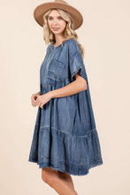 Load image into Gallery viewer, Oversized Mini Dress Relaxed Fit Boho Design Comfortable And Breathable Women Dress
