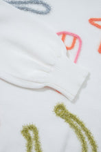 Load image into Gallery viewer, Western Tinsel Boots Crew Neck Sweater
